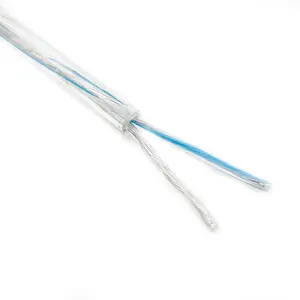 PVC transparent oder Cloth Covered Twisted lampe draht Fabric Braid Lamp kabel 2*7.5 mm2 für hängen lampe Pendant Wire