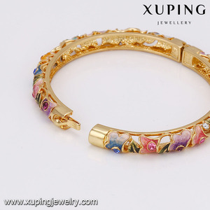 Braccialetto-104 xuping saudita gioielli in oro 24K moda oro braccialetto - Product Image 6