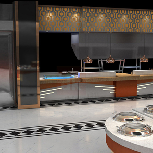 Thương Mại Thép Không Gỉ Nóng Thực Phẩm Ấm Buffet Bảng Với Động Cơ <span class=keywords><strong>Lodge</strong></span>/Motel - Product Image 4