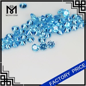 3.0mm ronda <span class=keywords><strong>aquamarina</strong></span> bangkok circón cz piedra zirconia cúbico - Product Image 3