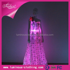 Luces led trajes de baile de las muchachas formales ' de noche para mujer vestidos largos de verano para mujeres - Product Image 1