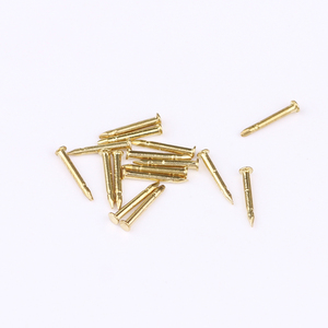 Perú Popular Base <span class=keywords><strong>de</strong></span> solapa para broches y insignias <span class=keywords><strong>de</strong></span> latón pulido, con accesorios <span class=keywords><strong>de</strong></span> clavos y doble pasador para cierre <span class=keywords><strong>de</strong></span> mariposa - Product Image 4