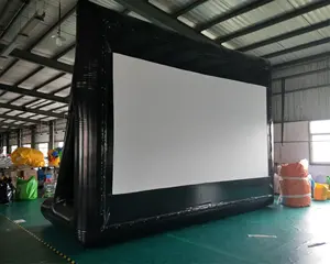 Xách tay 6*4.2*2.8 mét inflatable màn hình chiếu phim cho ngoài trời xem phim gia đình