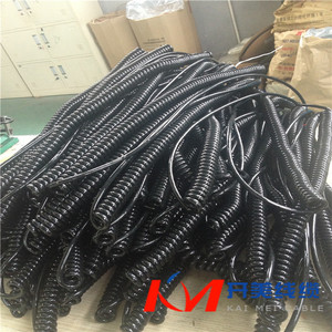 Cavi di alimentazione a spirale KM Cable RUVT3*1.0 2Coer 3Coer 4C5C6C7C in rame con guaina in PVC e rivestimento in PU -40 +85 per centrali elettriche - Product Image 4