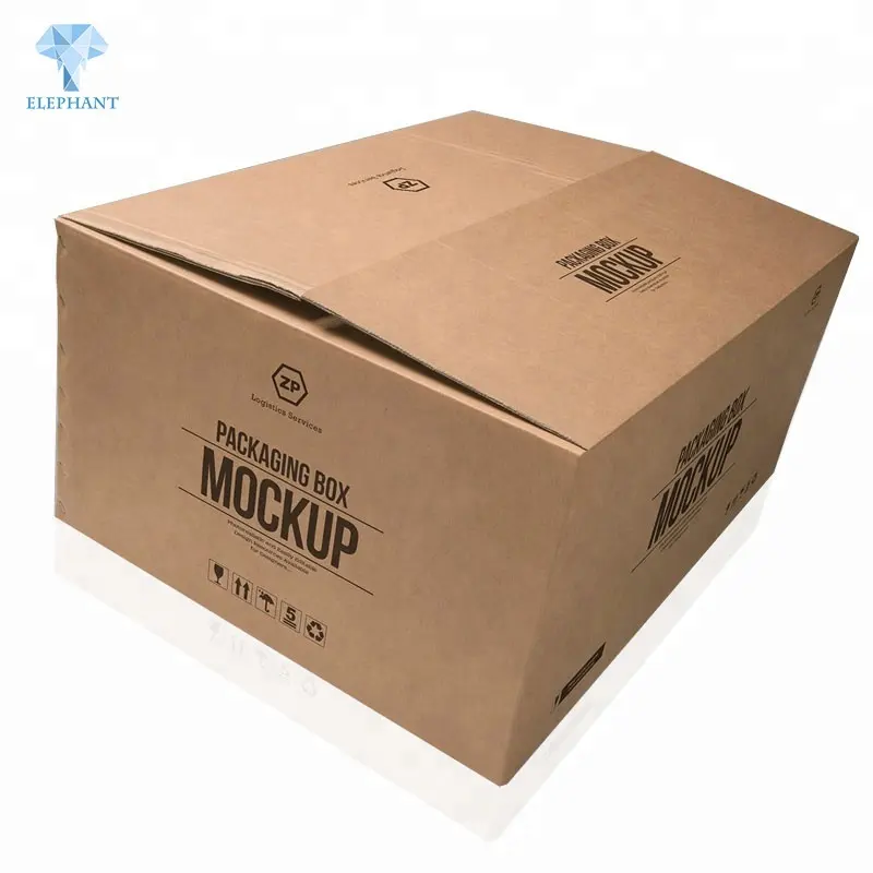 Caja de cartón corrugada de 5 capas, personalizada, entrega de exportación estándar