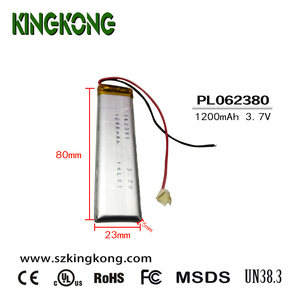 <span class=keywords><strong>Li</strong></span>-Ionen-Akku PL 062380 3,7 V 1200-mAh-Akku <span class=keywords><strong>Li</strong></span>-Ionen-Lithium-<span class=keywords><strong>Polymer</strong></span>-Akkus - Product Image 2