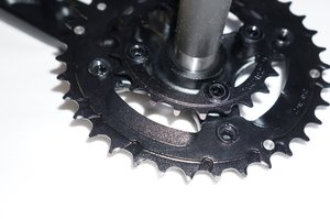 Manivelle de vélo <span class=keywords><strong>vtt</strong></span> BCD 104mm/64mm 32/22T pédalier de vélo de montagne en alliage <span class=keywords><strong>complet</strong></span> - Product Image 3