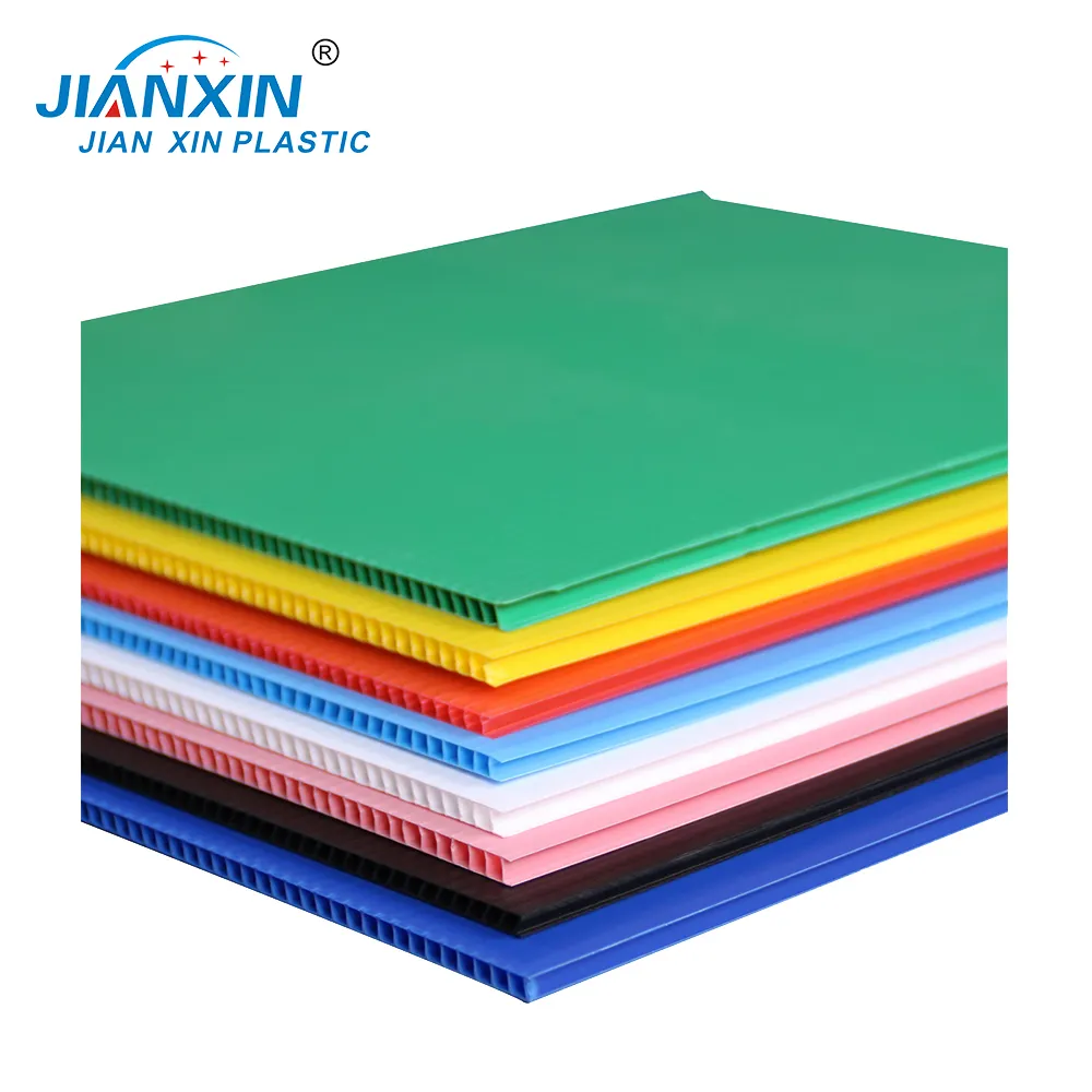 PP Corrugated Plastic Sheets board/ Fluted Polypropylene Hollow Corflute Sheet Properties