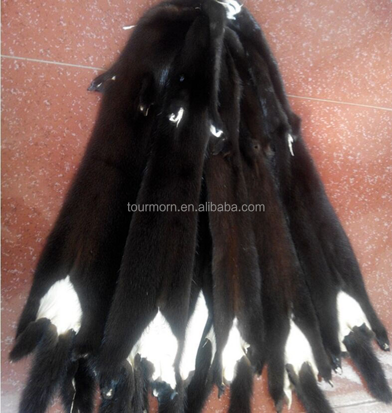 Заводской изготовленный на заказ натуральный мех норки