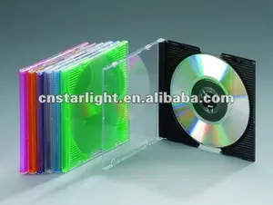 Mini Caixa de CD 4.5 MILÍMETROS para 8 CENTÍMETROS disco wiith preto bandeja