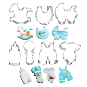 Baby shower stainless steel cookie cutter Pastry fruit cutter
