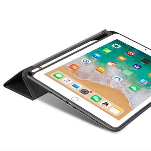 Étui de protection en Silicone pour <span class=keywords><strong>ipad</strong></span> housse avec porte-crayon pour <span class=keywords><strong>ipad</strong></span> 6th <span class=keywords><strong>génération</strong></span> pour <span class=keywords><strong>apple</strong></span> crayon - Product Image 2