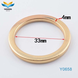 设计时尚女性皮革钱包金属配件手提包锌合金压铸O环扣包 - Product Image 4
