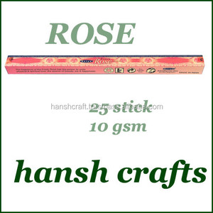 Fragancia de Rosa Material de almizcle Agarbatti para uso aromático - Product Image 1