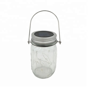 Nuevo regalo de Navidad decoración Mason Jar luz solar con LED - Product Image 3