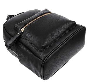 Donne Zaino Borsa DELL'UNITÀ di ELABORAZIONE del Cuoio di Disegno Semplice Daypack Casual Scuola di Moda Zaino per le <span class=keywords><strong>Ragazze</strong></span> Nero - Product Image 2