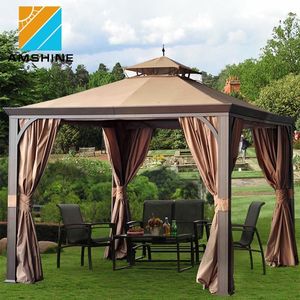 Pavilion's side curtains aluminum patio gazebo garden - Product Image 3