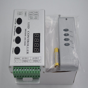 Controle remoto wireless hc008 dc5v ~ 24v, controle remoto para rf sem fio com cartão sd, 133 programas, controle rgb bult-in - Product Image 6