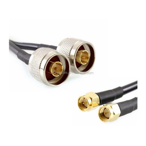 RP-SMA Male to N Male Cable with RP-SMA Male to N Male Pigtail RG58 RF Coaxial 电缆