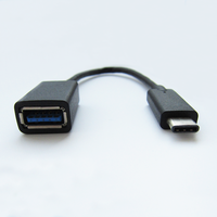 Kabel Data USB 3.1 Tipe C Reversibel Khusus ke USB A 3.0 Female untuk Macbook/Nokia N1 Oneplus