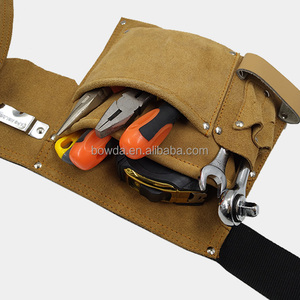 Heavy Duty <strong>Leather</strong> <strong>Tool</strong> Belt Handyman <strong>Tool</strong> Belt <strong>Pouch</strong> - Product Image 3
