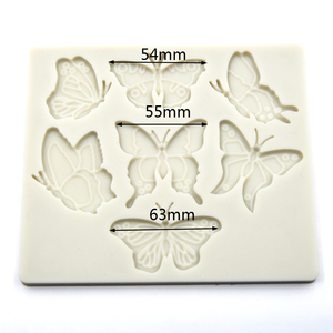 Milieuvriendelijke Dieren Siliconen Mal Fondant Mallen Vlinder Serie Cake Decoratie Gereedschap Handgemaakte Hars Mal Siliconen
