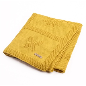 Giới Tính Trung Tính Quà Tặng Em Bé Tắm Dệt Kim Em Bé Chăn Afghanistan Với Hoa Văn Trái Tim Bướm - Product Image 2