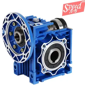 Speed Reducer NMRV RV Ratio 20/1 56C Worm Gear Speed Reducer with Double Shaft High Torque Worm Gear Reducer Perfect for Electr