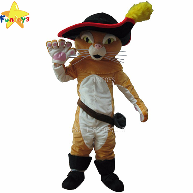 Puss in Boots Mascot Costumes Fun Flirty Animal Suits