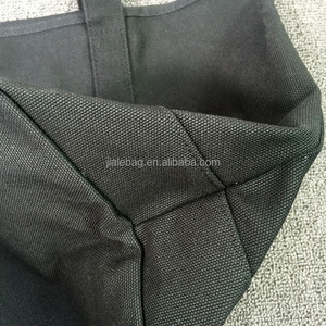 Wholesale Eco Friendly <strong>Black</strong> Cotton Canvas Tote <strong>Bags</strong> - Product Image 3
