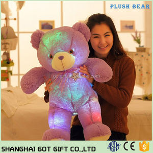 Teddybär FÜHRTE Induktive Kuscheltiere Puppe Plüschtier Buntes Glühendes Geschenk - Product Image 2