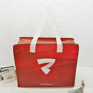 Custom extra Large Shopping <strong>Tote</strong> <strong>Bag</strong> Lamination pp Non Woven <strong>Zip</strong> <strong>Bag</strong> <strong>with</strong> Zipper - Product Image 2