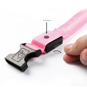 Venta caliente azul Led intermitente personalizado Rosa respetuoso con el medio ambiente fuerte neón electrónico <span class=keywords><strong>collar</strong></span> de perro - Product Image 3