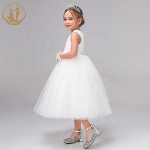 Vestido <span class=keywords><strong>de</strong></span> baile <span class=keywords><strong>de</strong></span> alta calidad para niñas, encaje <span class=keywords><strong>de</strong></span> tul, sin mangas, <span class=keywords><strong>primera</strong></span> <span class=keywords><strong>comunión</strong></span>, 2019 - Product Image 3