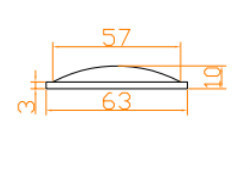 COB <span class=keywords><strong>LED</strong></span> 2.5 인치 바이 <span class=keywords><strong>LED</strong></span> 프로젝터 구면 유리 렌즈 - Product Image 2