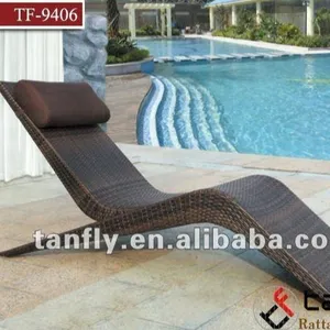 Nhôm Mây Chaise Lounge Ghế Patio Lounge Ghế Pool Lounge Ghế Cho Vườn Ngoài Trời