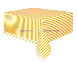 Fashion Stripe Colorful <strong>Plastic</strong> <strong>Table</strong> <strong>Cover</strong>, 54X108 - Product Image 3