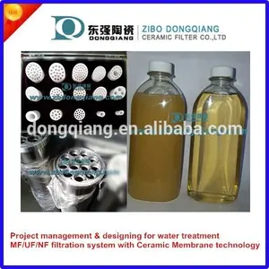 Membrane Ultrafiltration Microfiltration And Ultrafiltration Porous Ceramic Membrane With CE Certificate