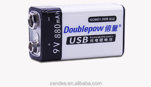 Sản Phẩm Mới Nhất 650MAh Li-ion <span class=keywords><strong>USB</strong></span> Lithium Có Thể Sạc Lại Pin 9V Cho Microphone - Product Image 6