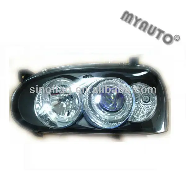 Led Angel Eyes Projector Koplamp Gebruikt Voor Vw Golf 3/Volkswagen Golf 3