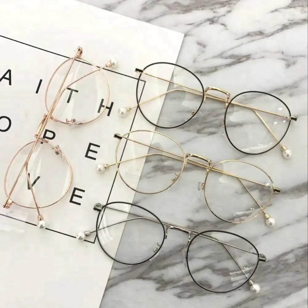 Gafas de lectura de moda populares con perla 2018 Cheap Girls Grace Gafas ópticas Power