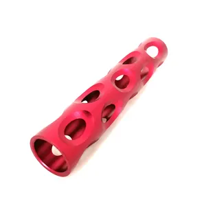 CNC Machining Anodized Aluminium Pipes Parts, Custom Aluminum tube part with high quality and surface