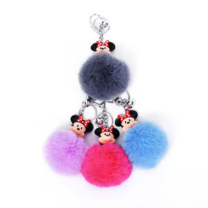 Yongze alta calidad cartón pompom <span class=keywords><strong>llavero</strong></span> de <span class=keywords><strong>Mickey</strong></span> <span class=keywords><strong>Mouse</strong></span> tipo - Product Image 5