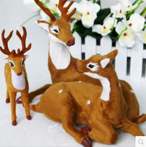 regalos de boda <span class=keywords><strong>a</strong></span> granel de plástico grandes figuras de alces al aire libre - Product Image 6
