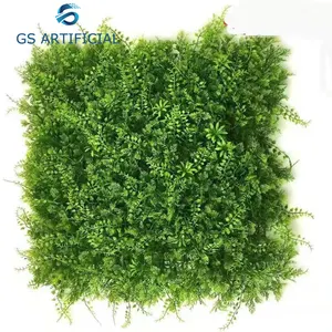 Anti UV Colorfast parete di siepe verde verticale artificiale per la decorazione del giardino