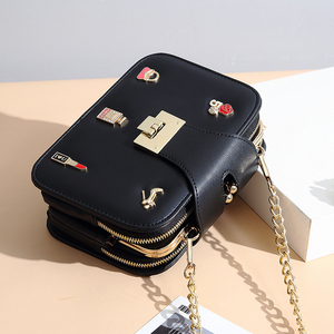 Sacs à main en cuir PU de petite taille, tendance, fabriqués en Chine, en gros, bon marché, sacs à bandoulière pour femmes, luxe - Product Image 2