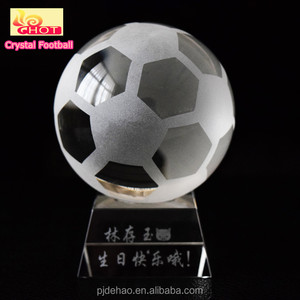 Bán Buôn Quà Tặng Bóng Đá Frosted Glass Pha Lê Bóng Đá Bóng - Product Image 1