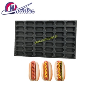 Plateau à hamburger antiadhésif standard 400*600mm / Plaques à hot-dogs pour four rotatif - Product Image 1