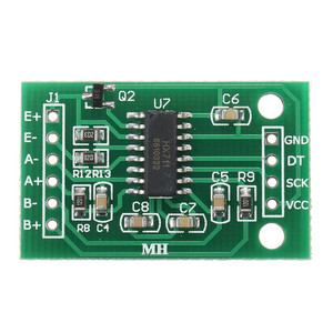 新しい80x12.7x12.7mアルミニウム合金小規模計量圧力センサーHX711計量センサーADモジュール耐久性センサー - Product Image 3