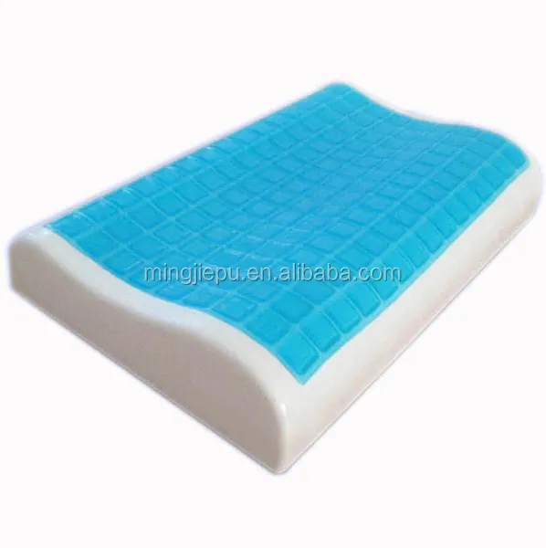 Comfort Cooling Memories Good Sleep Blue Wave Memory Foam Gel Bed Pillow